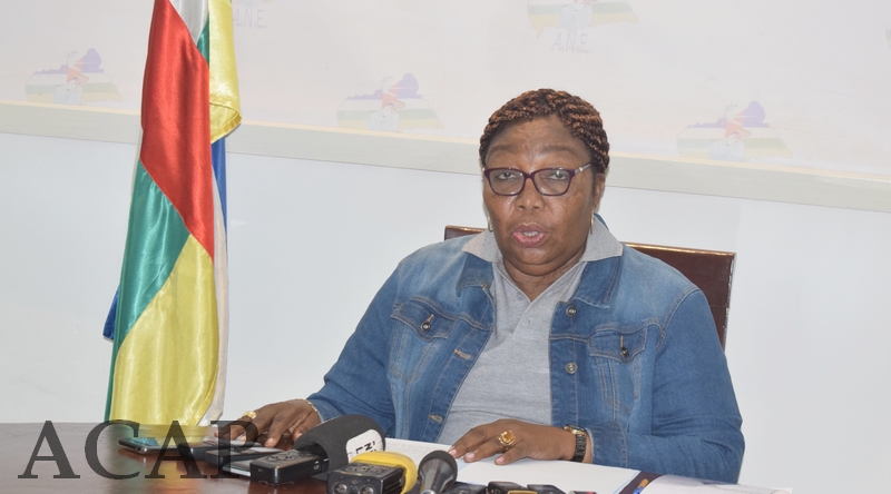 La Présidente de l'ANE Marie-Madeleine N'Kouet Hoornaert