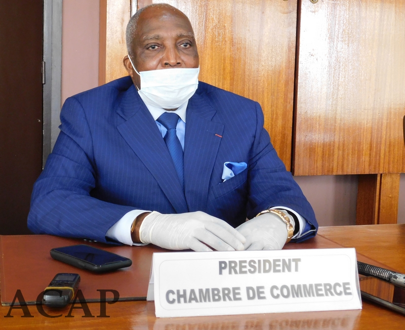 Président de la CCIMA Robert Ngoki