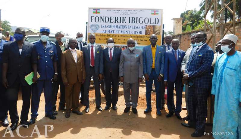 Lancement à Bangui des activités de la fonderie IBIGOLD