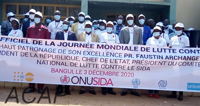 La République Centrafricaine célèbre en différé la journée mondiale de Vih/sida