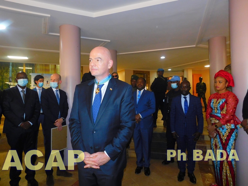 Gianni Infantino déclare que le football peut contribuer  à consolider l’unité, la paix et la solidarité en Centrafrique