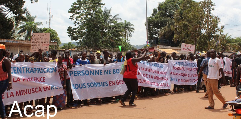 Marche pour la paix en Centrafrique