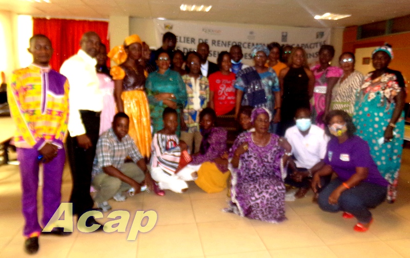 Atelier de  renforcement des capacités des organisations des défenseuses des droits Humains