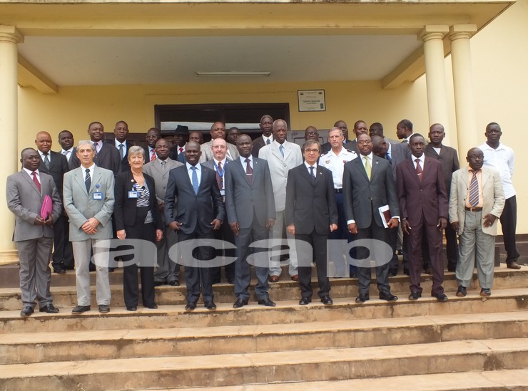 Le Ministre de la Justice, Arsène sendé invite les professionnels du droit à réfléchir sur le fonctionnement du système judicaire centrafricain