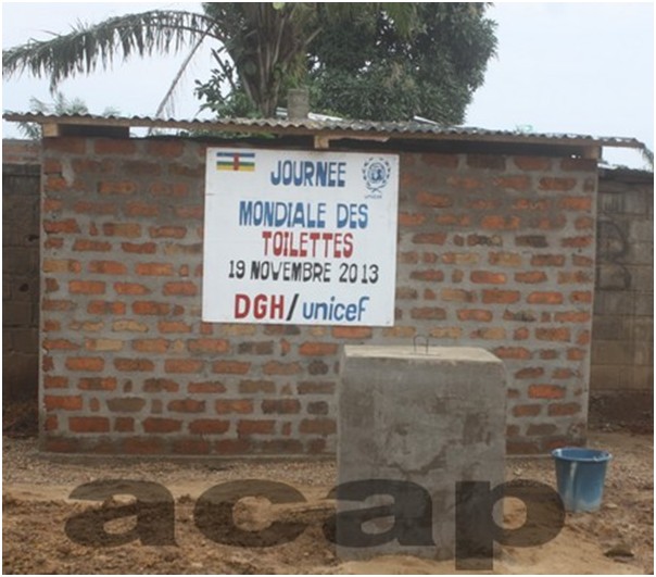Le Directeur de Cabinet Bienvenu Calyx Betianga lance un appel aux partenaires à soutenir les efforts du gouvernement centrafricain dans ses efforts pour  l’assainissement et les latrines améliorées en Centrafrique