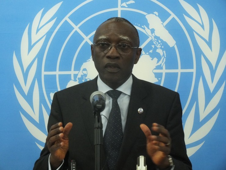 Le Représentant Spécial du Secrétaire Général des Nations-Unies, le général Babacar Gueye  interpelle les autorités de transition à stopper la violence