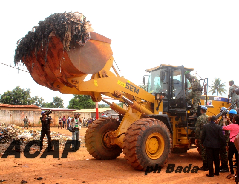 Lancement officiel de l’opération «  Kwa ti Kodro » pour la lutte contre l’insalubrité en Centrafrique