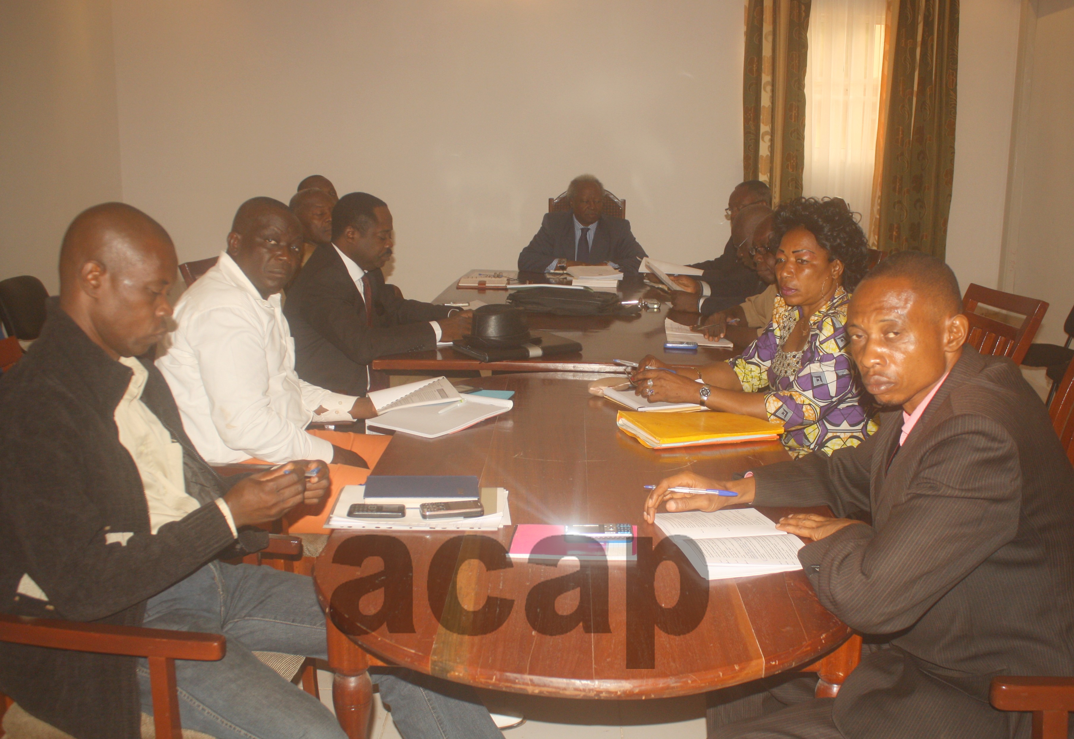 Le Président de l’Autorité Nationale des Elections (ANE), Dieudonné Kombo-Yaya sensibilise les préfets sur la mise en place des démembrements en province