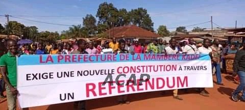 Une marche populaire exigeant la tenue d’un référendum constitutionnel