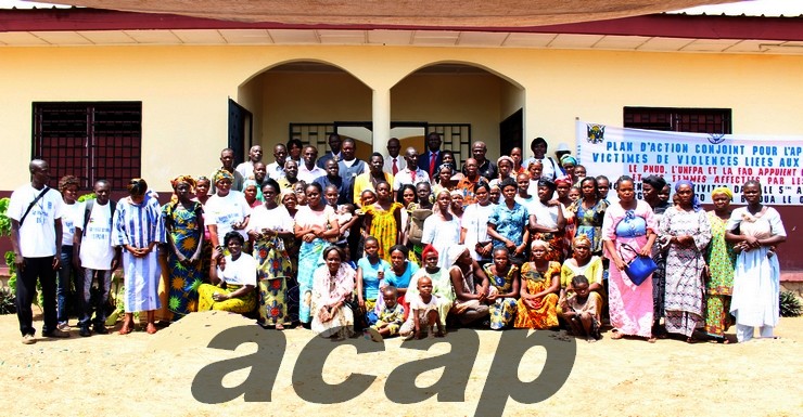 Lancement simultané du plan d’action conjoint d’appui aux femmes victimes de violences liées à la crise militaro-politique en Centrafrique