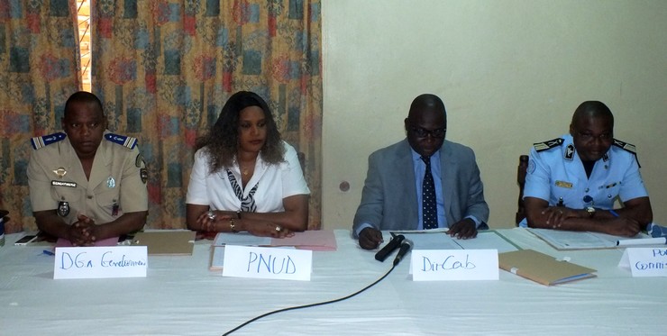 Le Directeur de Cabinet au ministère de la Sécurité Publique, Dominique Said Panguindji exhorte les acteurs clés du ministère de la sécurité publique de s’approprier des outils fiables des contrôles de présence sur le terrain