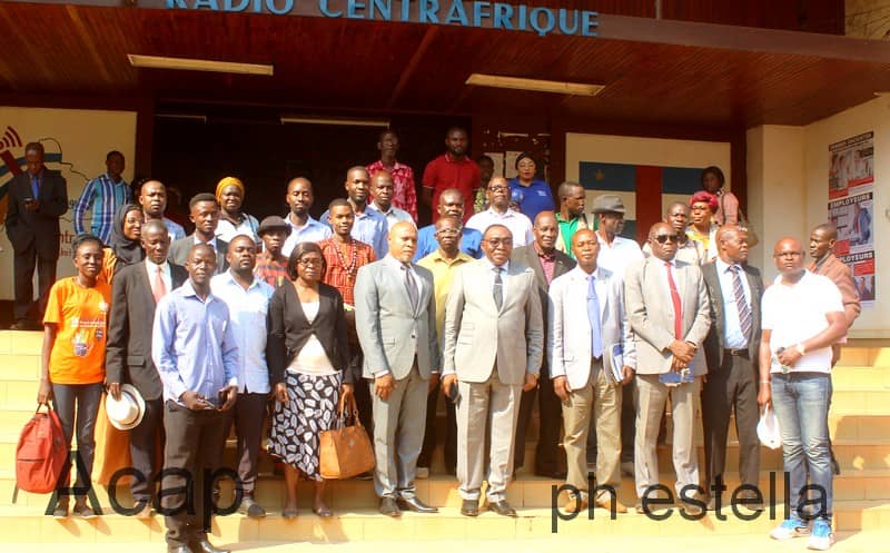 Le Ministre de la Communication et des Médias Maxime Balalu rassure la presse privée centrafricaine