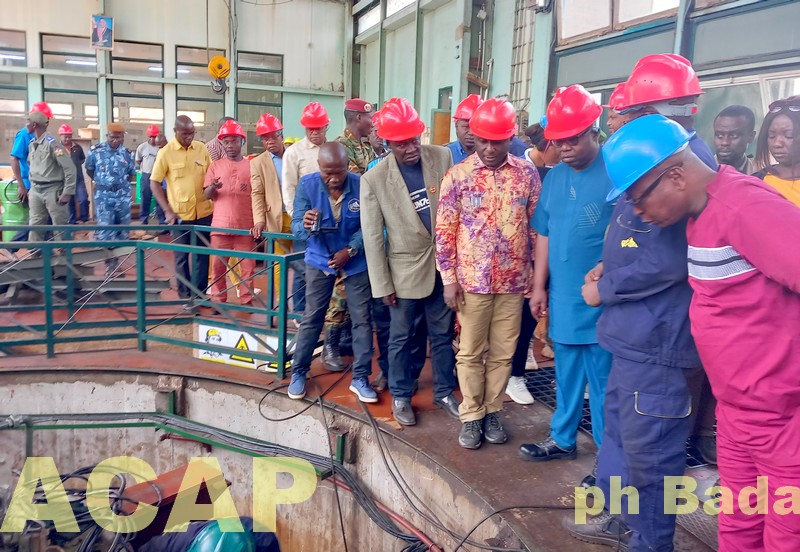 Visite du ministre de l’Energie et de l’Hydraulique sur le site de Boali 2