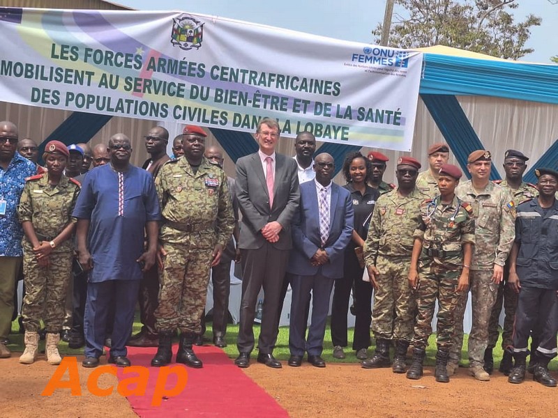 Lancement d'une campagne de soins gratuits par les Forces Armées Centrafricaines