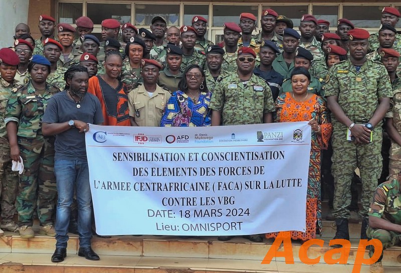 Les Forces Armées Centrafricaines outillées sur la lutte contre la Violence Basée sur le Genre