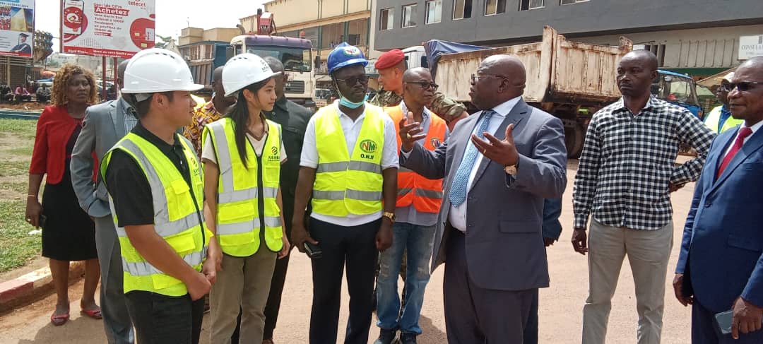 Les travaux de bitumage  de la ville de Bangui en enrobé se poursuit
