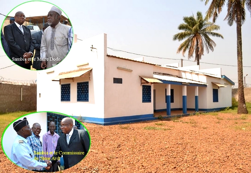 Prélude à l’ouverture des Commissariats du 3ème et du 5ème Arrondissements de Bangui