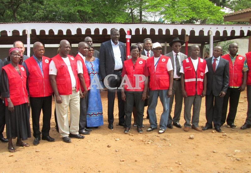 Visite à Bangui du secrétaire général de la Fédération Internationale de la Croix Rouge