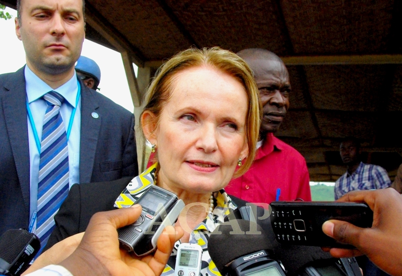 Diane Corner lance les activités d’enregistrement et de profilage socioprofessionnelles de l’ex-combattant à Bangui