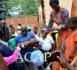 La ministre Virginie Mbaïkoua et le Directeur Afrique du HCR accueillent à Mongoumba les réfugiés centrafricains de Bétou