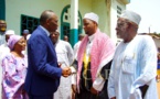 Le ministre de la défense nationale, Joseph Yakété, appelle les musulmans de la mosquée centrale de Bangui à la reconstruction nationale