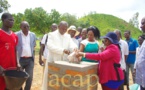 Pose de la première pierre de la chapelle du sanctuaire marial de Ngoukomba