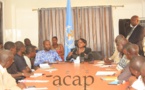 Fin à Bangui de la visite de travail de la Directrice régionale de l’OMS, le docteur Rebecca Moeti Matshidiso