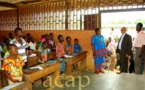 Le Ministre Thierry Kamach en visite dans les écoles Saint Jean, Lakouanga et Gobongo