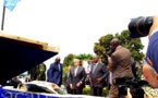 Faustin Archange Touadéra et Antonio Guterres honorent la mémoire des victimes de violences au monument des Martyrs à Bangui