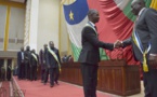 Les députés présentent leurs vœux de nouvel an au président de l'Assemblée nationale Abdou Karim Méckassoua