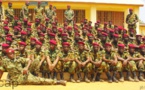 Le Président Faustin-Archange Touadéra préside la cérémonie de fin de formation de 101 jeunes soldats issus des groupes armés