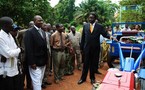Remise de matériels  agricoles à l’Agence Centrafricaine du Développement  Agricole