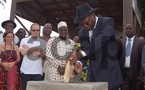 Pose de la première pierre du Centre de formation paramédical à la Croix rouge Centrafricaine.