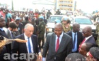 Arrivée à Bangui du président de la République du Portugal, Marcelo Rebelo de Sousa