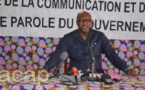 Le Ministre de la communication et des média Ange-Maxime Kazagui s'entretient avec la presse