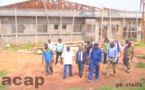 Le ministre Félix Moloua  visite les chantiers de construction des centres d’hémodialyse et d’imagerie médicale