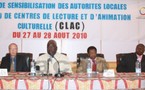 Ouverture des travaux de sensibilisation des autorités locales  du réseau de centres de lecture et d’animation culturelle.