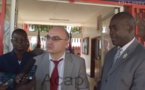 Le président du Conseil économique et social reçoit le Conseiller de coopération et d’action culturelle de l’Ambassade de France à Bangui