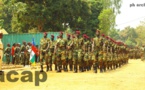 Le Président Faustin-Archange Touadéra préside la cérémonie de fin de formation de 400 éléments de l'armée centrafricaine