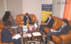 Le Ministre de l’Economie, du Plan et de la Coopération reçoit en audience le nouvel Ambassadeur Haut Représentant de la République Française auprès de la République Centrafricaine