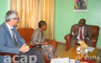 Le ministre Ange-Maxime Kazagui reçoit en audience la représentante de l’UNICEF Christine Muhigana