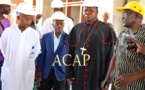 Visite du Cardinal Dieudonné Nzapalaïnga sur le chantier de l'extension de la pédiatrie de Bangui 