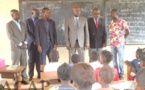 Le Premier-ministre Simplice Mathieu Sarandji et ses ministres visitent des établissements scolaires de Bangui