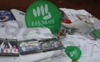 La fédération française de karaté  remet  un lot d’équipements  à la fédération centrafricaine de karaté