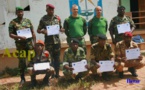 Des éléments de l’armée centrafricaine terminent une formation en logistique
