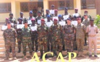 Des éléments de l'armée et de la gendarmerie terminent  leur formation en administration