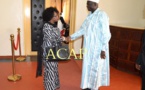 Visite de courtoisie de Mme Marie-Thérèse Keita-Bocoum au président de l'Assemblée nationale centrafricaine