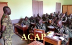 Début à Bouar de la formation militaire des jeunes recrues de l'armée centrafricaine 