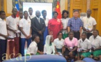 Remise de prix d’apprentissage de la langue chinoise aux élèves de Bangui