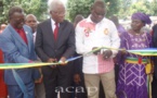 Le ministre Gontran Djono Ahaba inaugure une station-service à Damara